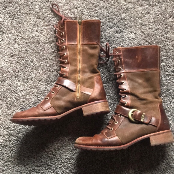 timberland bethel buckle mid lace boot